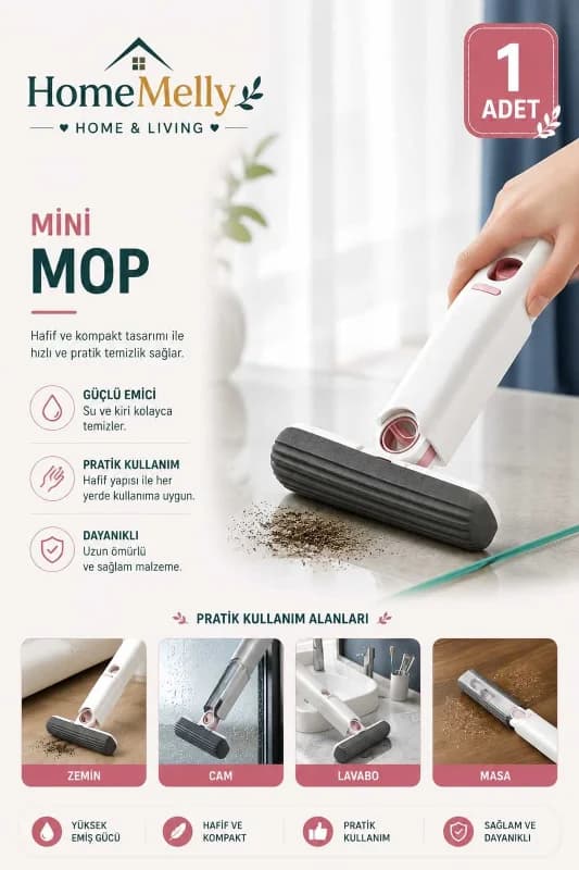 Mini Mob, Çok Amaçlı, El Tipi Sıkmalı Mini Mob,